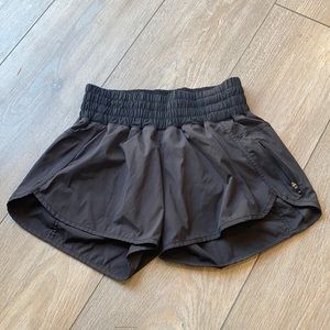 Lululemon black running shorts